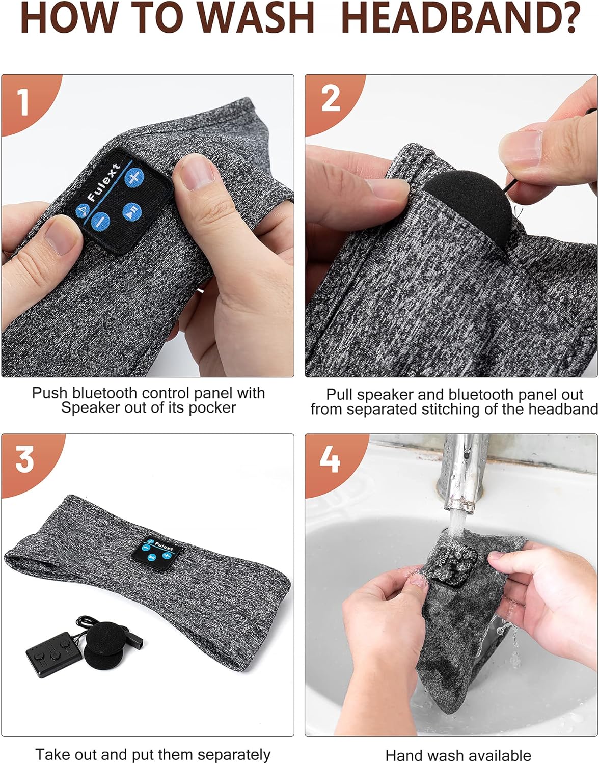 Bluetooth Sleep Mask Headband