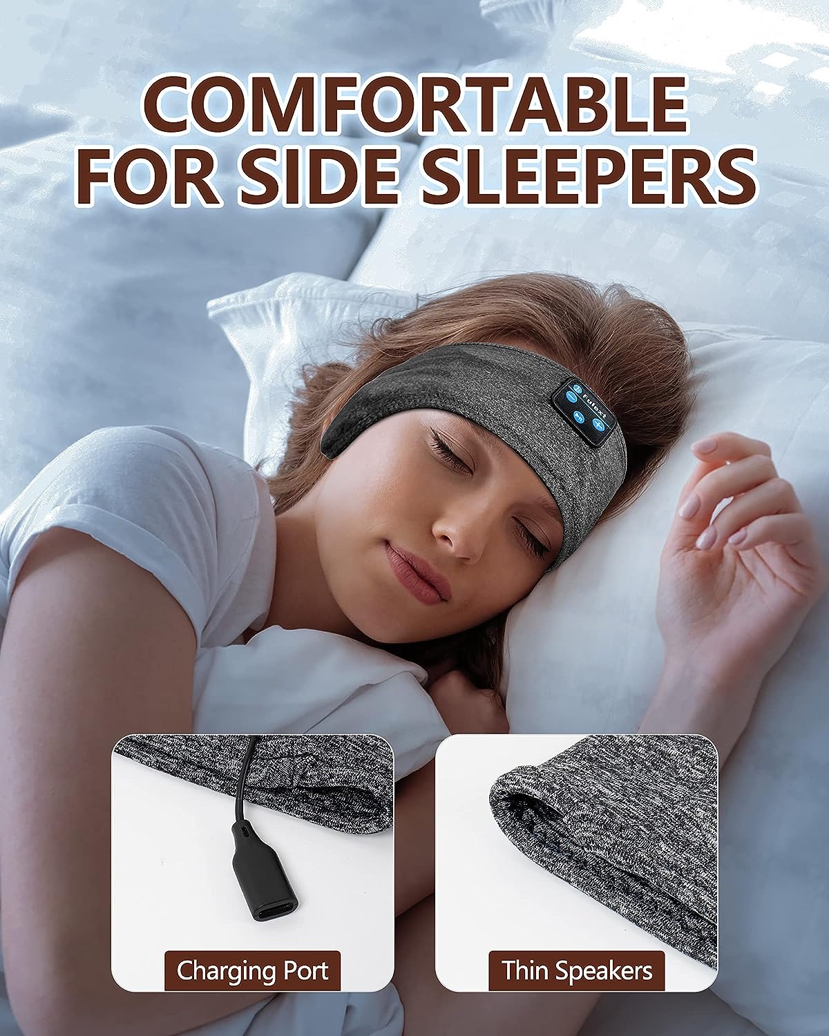 Bluetooth Sleep Mask Headband