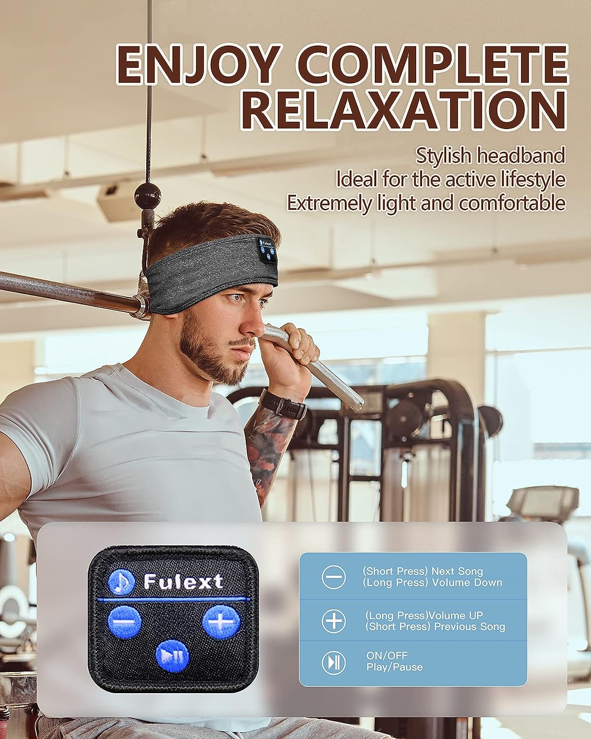 Bluetooth Sleep Mask Headband